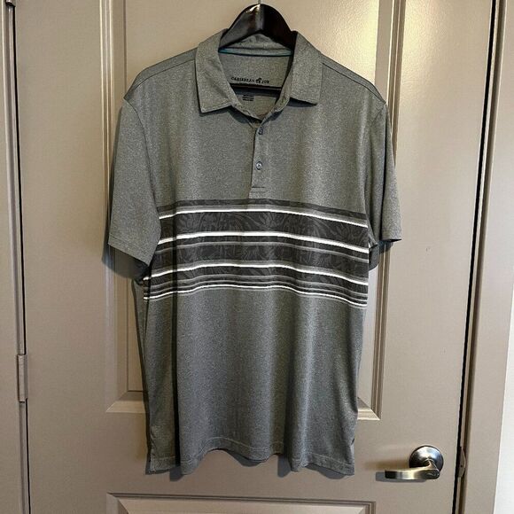 Caribbean Joe Other - Men's XL Grey Caribbean Joe Polo